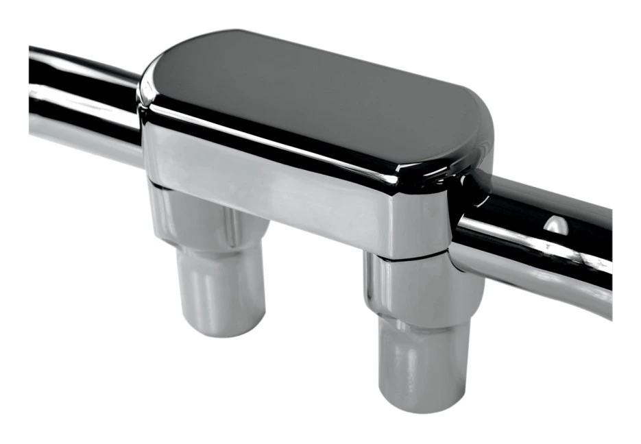 Drag Specialties 1 1/2" Handlebar Risers And Top Clamp For Harley 6 Drag Specialties 1 1/2" Handlebar Risers And Top Clamp For Harley - Image 4