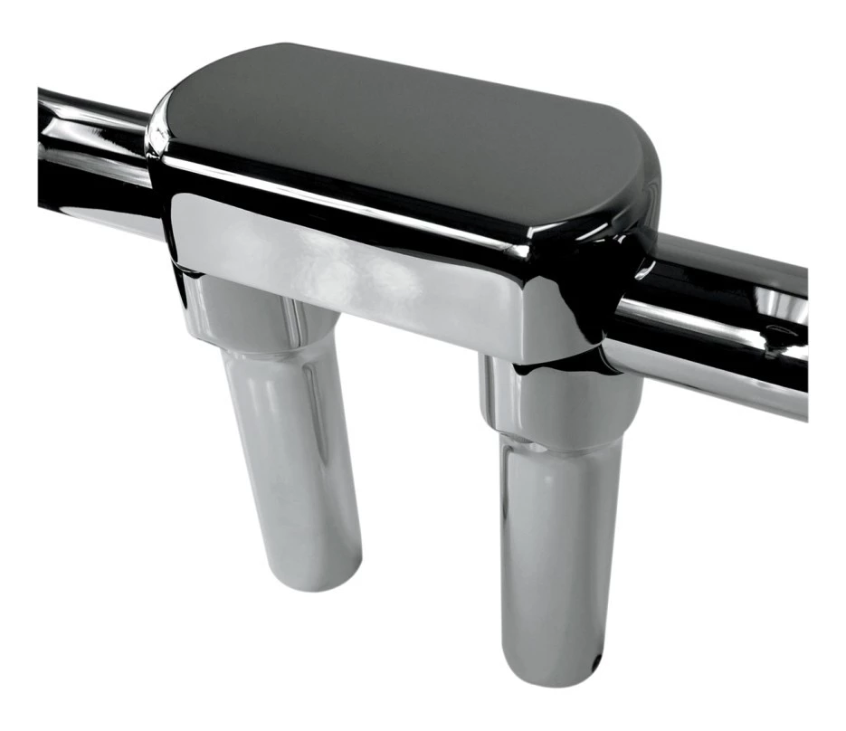 Drag Specialties 1 1/2" Handlebar Risers And Top Clamp For Harley 12 Drag Specialties 1 1/2" Handlebar Risers And Top Clamp For Harley - Image 10