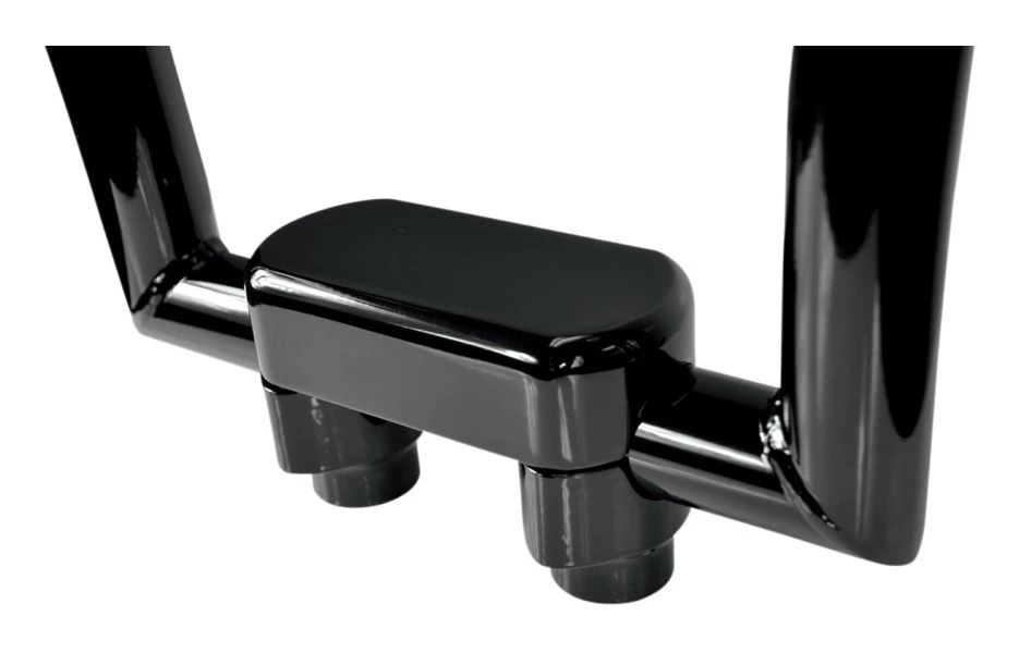 Drag Specialties 1 1/2" Handlebar Risers And Top Clamp For Harley 3 Drag Specialties 1 1/2" Handlebar Risers And Top Clamp For Harley