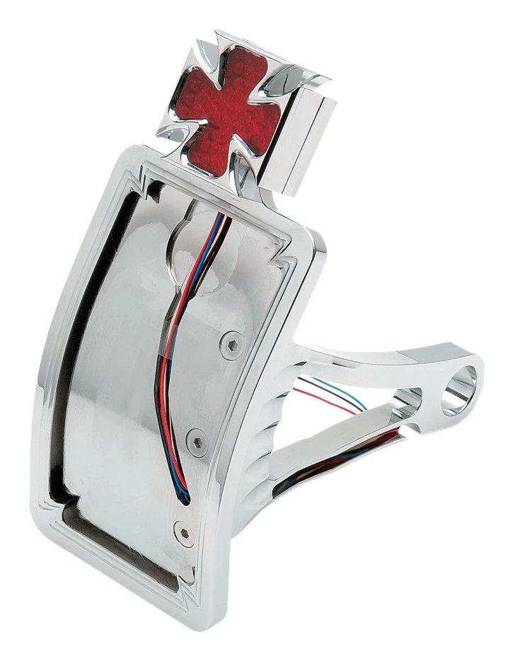 Drag Specialties Axle Mount License Plate Holder And Taillight For Harley Softail 2000-2007 - Image 4