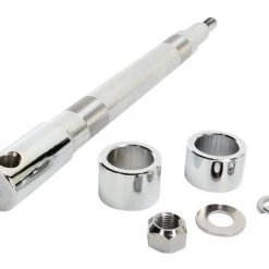 Drag Specialties Chrome Front Axle Kit For Harley