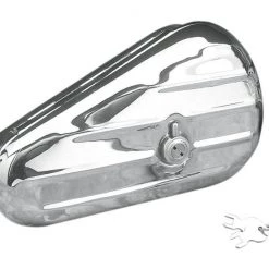Drag Specialties Chrome Teardrop Toolbox For Harley