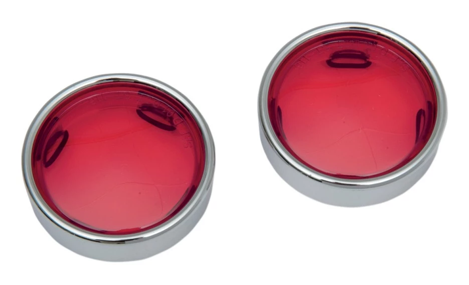 Drag Specialties Deep Dish Deuce Turn Signal Lenses For Harley 2000-2018 - Image 2