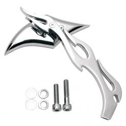 Drag Specialties Gothic Mirror With Sculpted Stem -Drag Specialties Sales Store drag specialties gothic mirror with sculpted stem 4