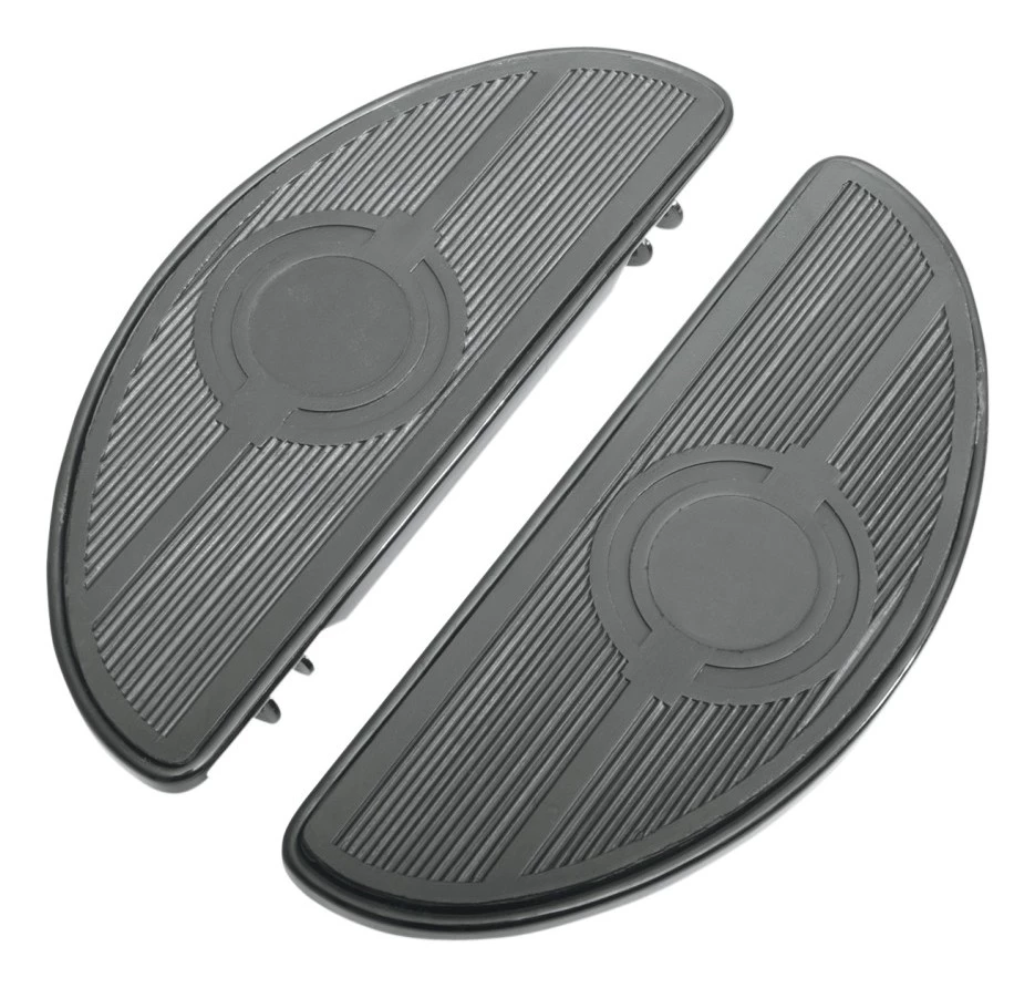 Drag Specialties Half-Moon Floorboards For Harley 1984-2022 3 Drag Specialties Half-Moon Floorboards For Harley 1984-2022