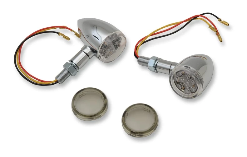 Drag Specialties LED Mini Deuce Bullet Turn Signals 4 Drag Specialties LED Mini Deuce Bullet Turn Signals - Image 2
