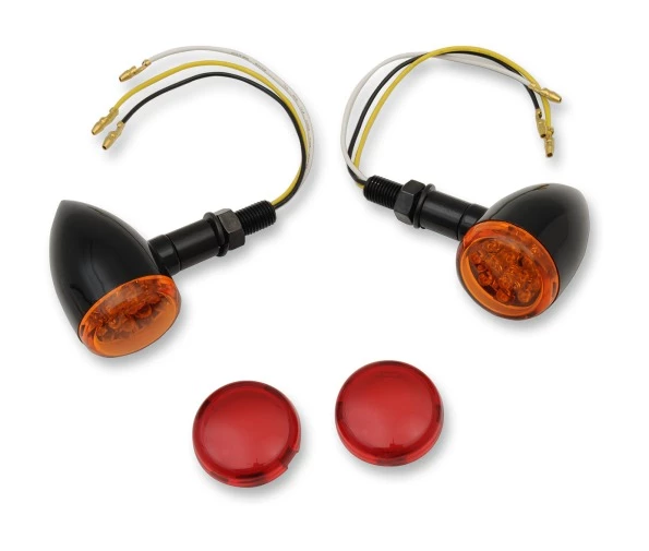 Drag Specialties LED Mini Deuce Bullet Turn Signals 5 Drag Specialties LED Mini Deuce Bullet Turn Signals - Image 3