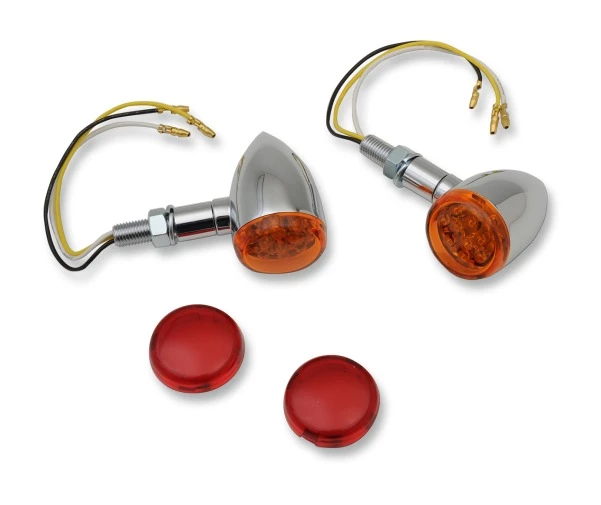 Drag Specialties LED Mini Deuce Bullet Turn Signals 6 Drag Specialties LED Mini Deuce Bullet Turn Signals - Image 4