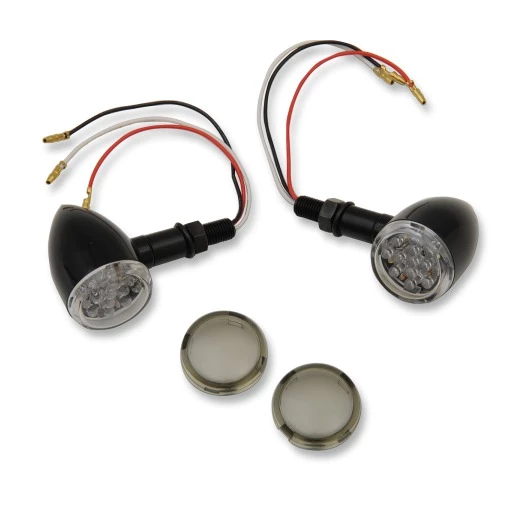 Drag Specialties LED Mini Deuce Bullet Turn Signals 3 Drag Specialties LED Mini Deuce Bullet Turn Signals