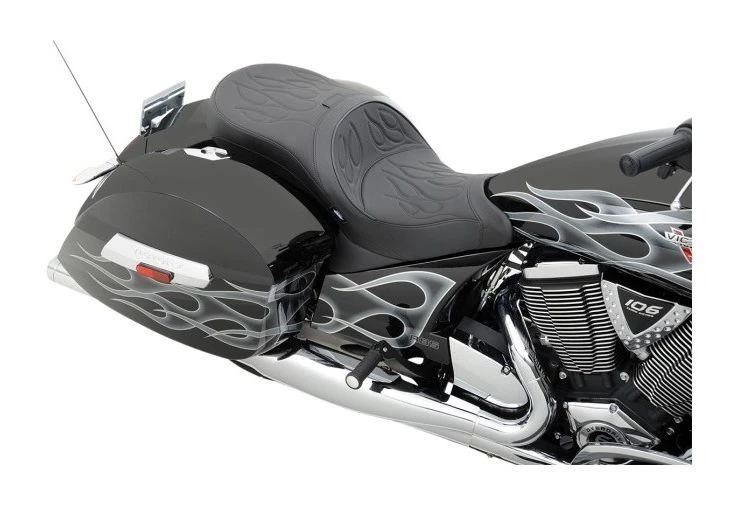 Drag Specialties Low Profile 2-Up Touring Seat For Victory - Image 3