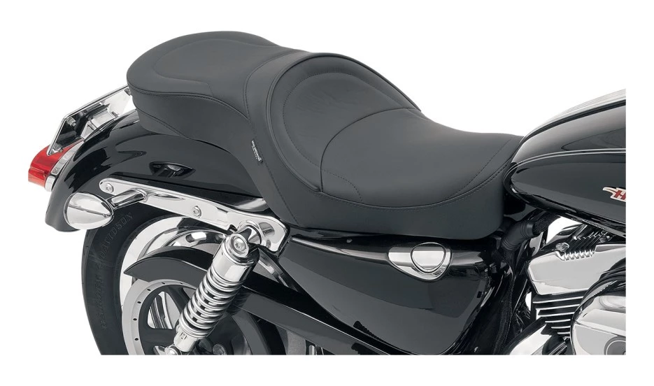 Drag Specialties Low Profile Touring Seat For Harley Sportster 2004-2022 - Image 2