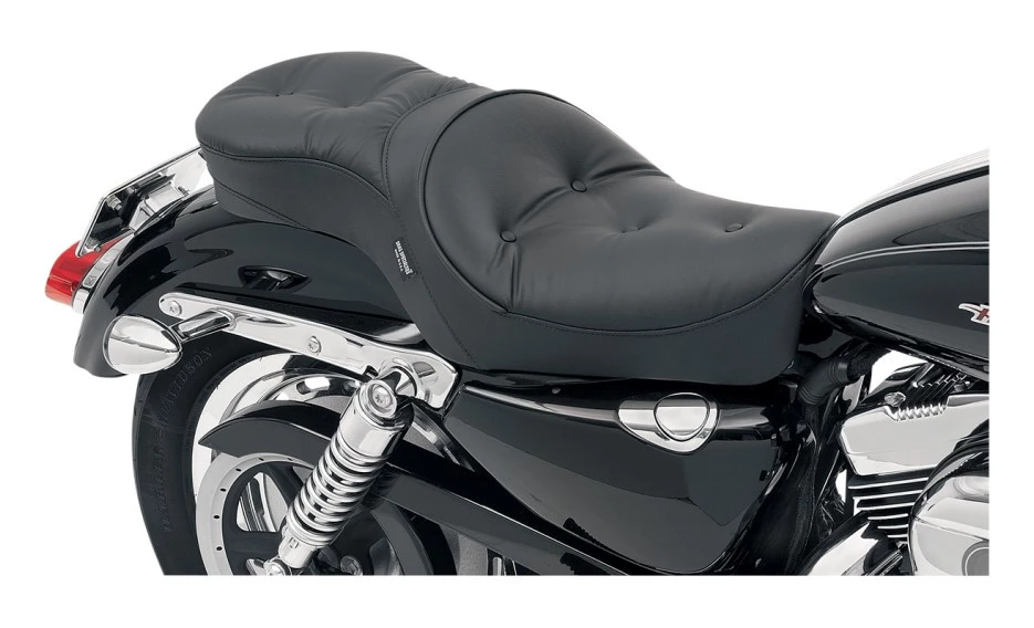 Drag Specialties Low Profile Touring Seat For Harley Sportster 2004-2022 - Image 3