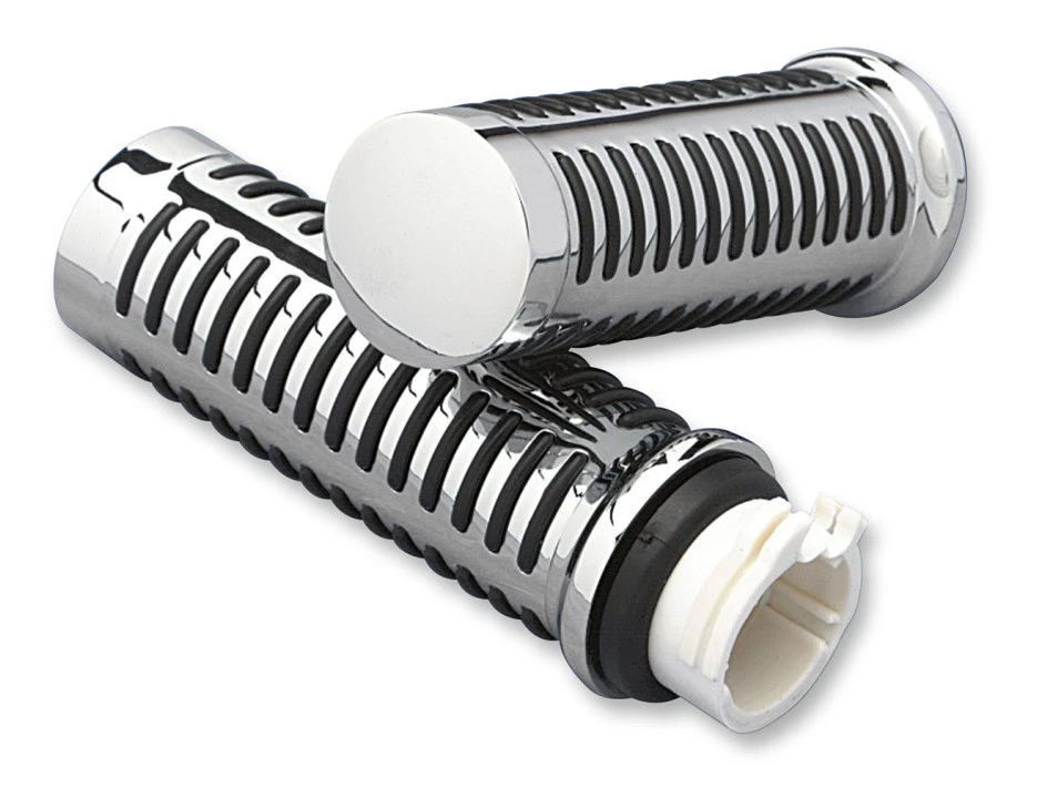 Drag Specialties O-Ring Design Grips For Harley With Dual Cable Throttle