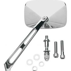 Drag Specialties Rectangular Mirror With Air Stem