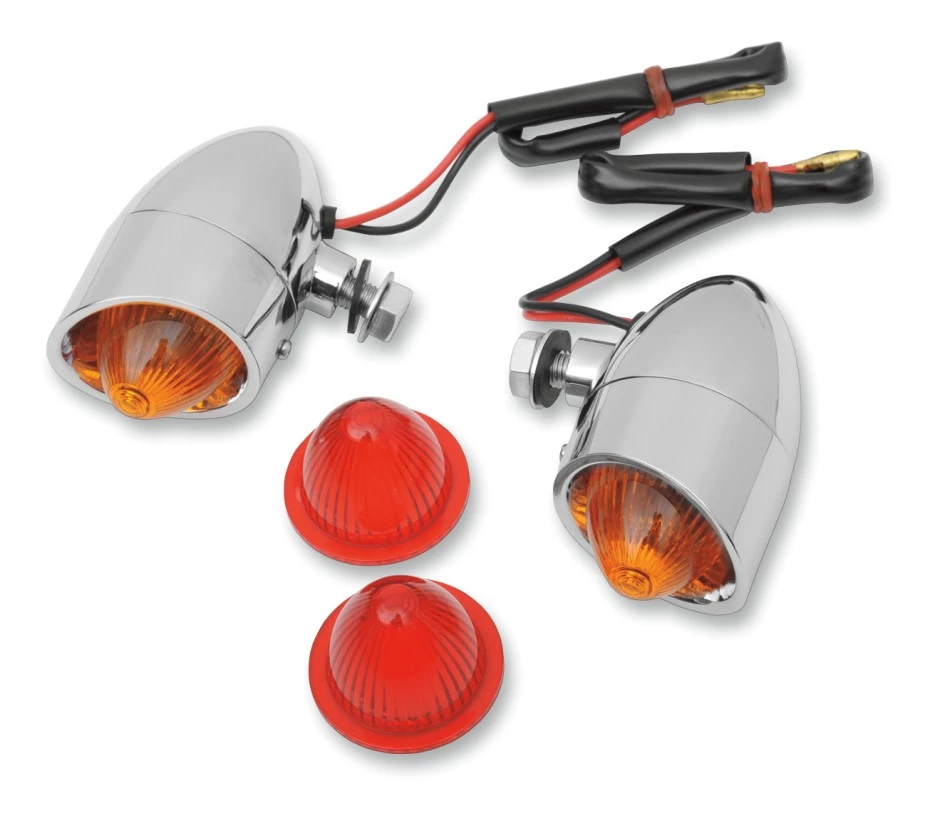 Drag Specialties Retro-Style Marker Lights 3 Drag Specialties Retro-Style Marker Lights