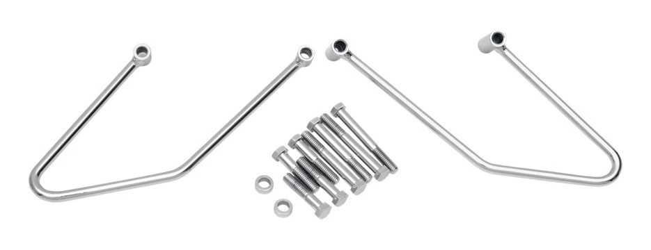 Drag Specialties Saddlebag Support Brackets For Harley 3 Drag Specialties Saddlebag Support Brackets For Harley