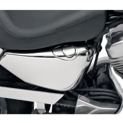 Drag Specialties Side Cover For Harley Sportster 2004-2013 Right Side / Chrome [Blemished - Very Good] -Drag Specialties Sales Store drag specialties side cover for harley sportster20042013 right side chrome blemished very good right side 2