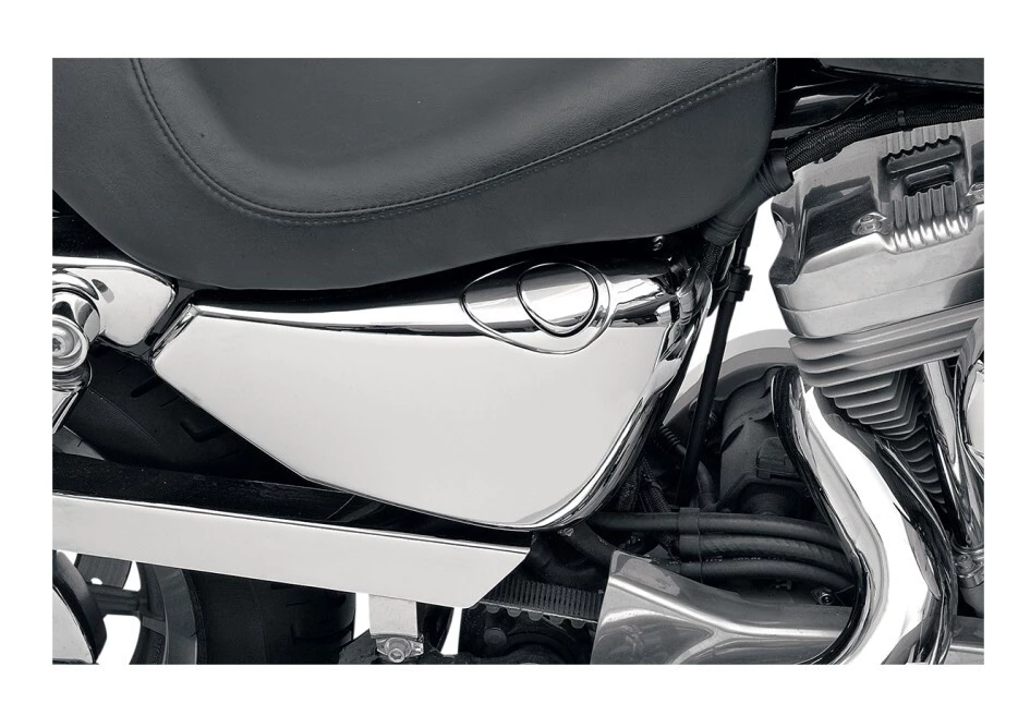 Drag Specialties Side Cover For Harley Sportster 2004-2013 Right Side / Chrome [Blemished - Very Good] - Image 3