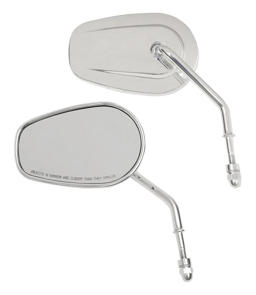 Drag Specialties Teardrop OEM Style Mirrors For Harley - Image 2